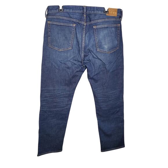 GAP 1969 Men's Slim Dark Wash Straight Boot Cut Jeans W 34 X 30 L - Picture 4 of 12